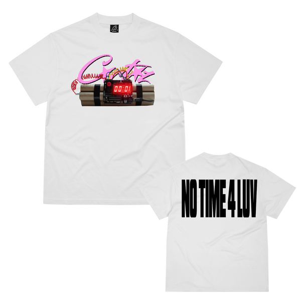 NO TIME 4 LUV TEE [WHITE]